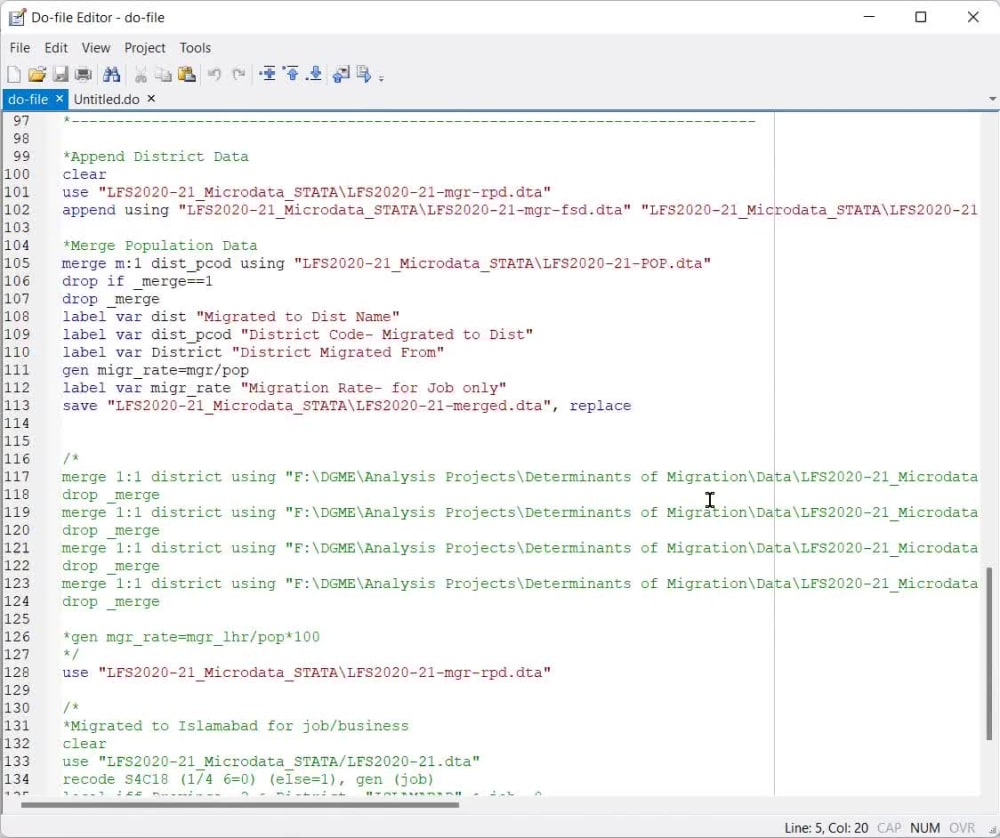 Data analysis using stata upwork