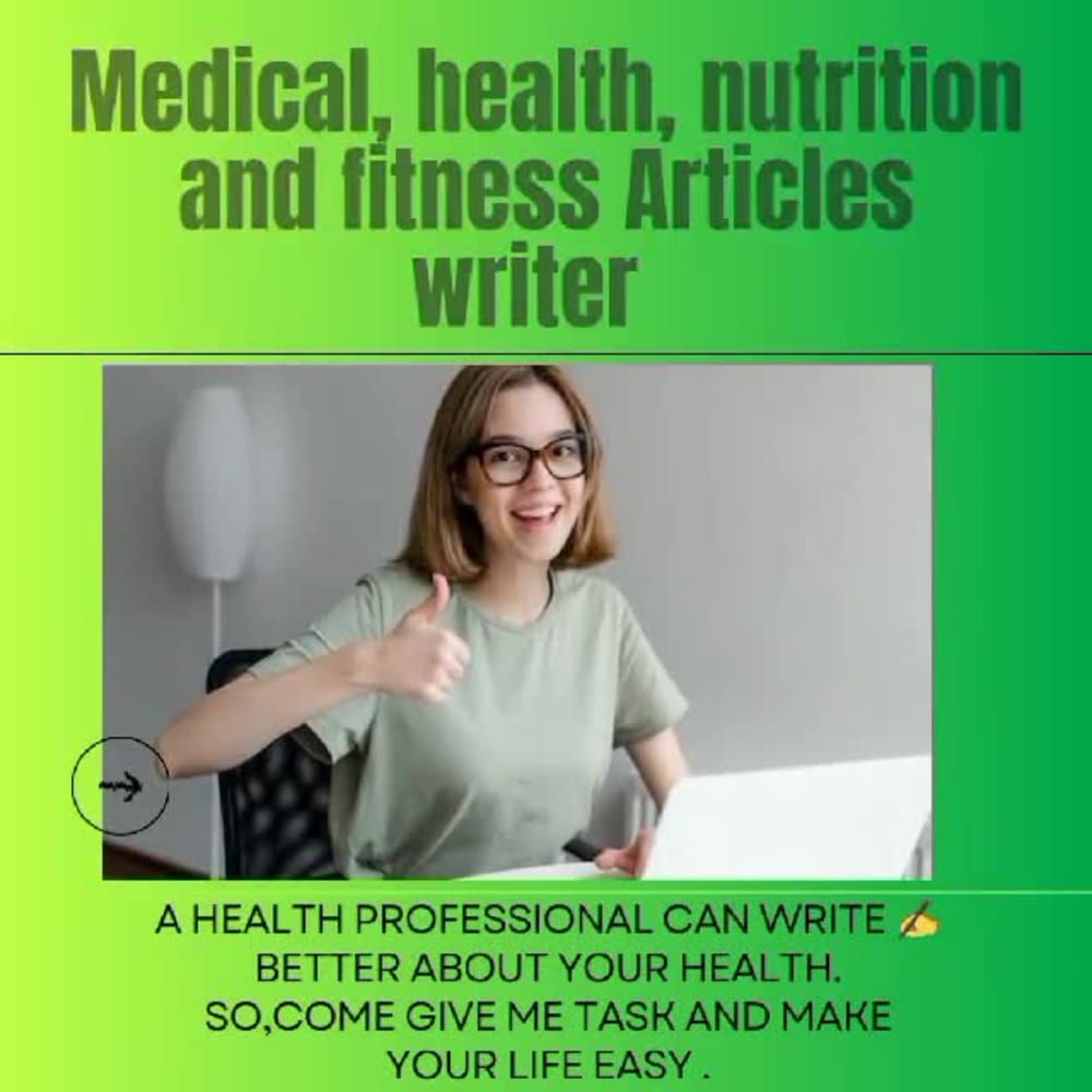 Professional medical, health, nutrition and fitness-related articles ...