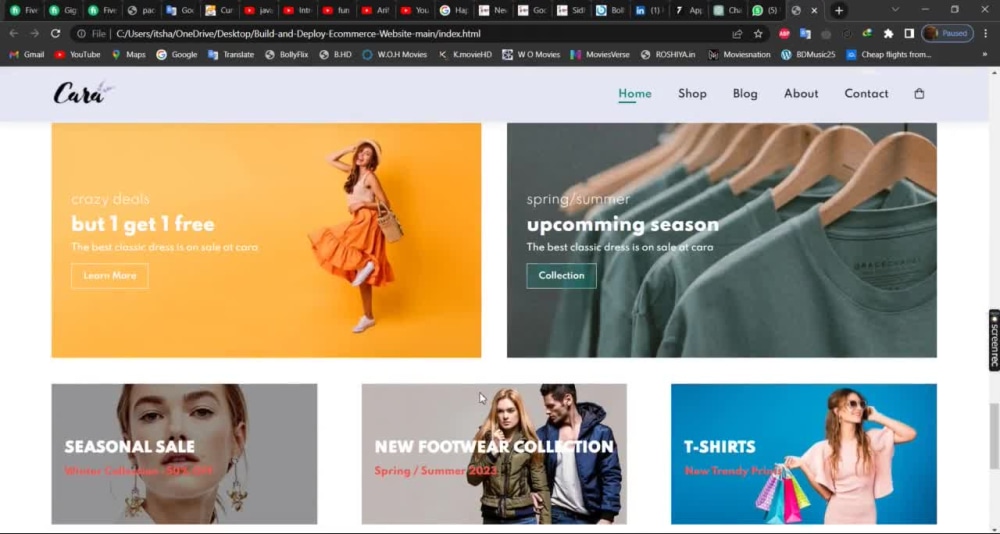 Web developer in HTML5 CSS3 Javascript React | Upwork
