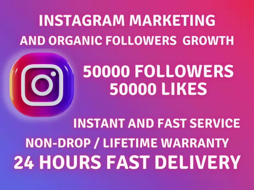 Instagram followers Non-Drop Service