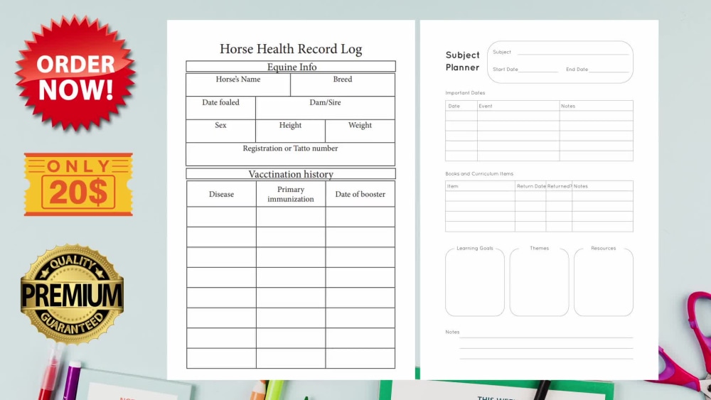 Design professional log book and journal books | Upwork