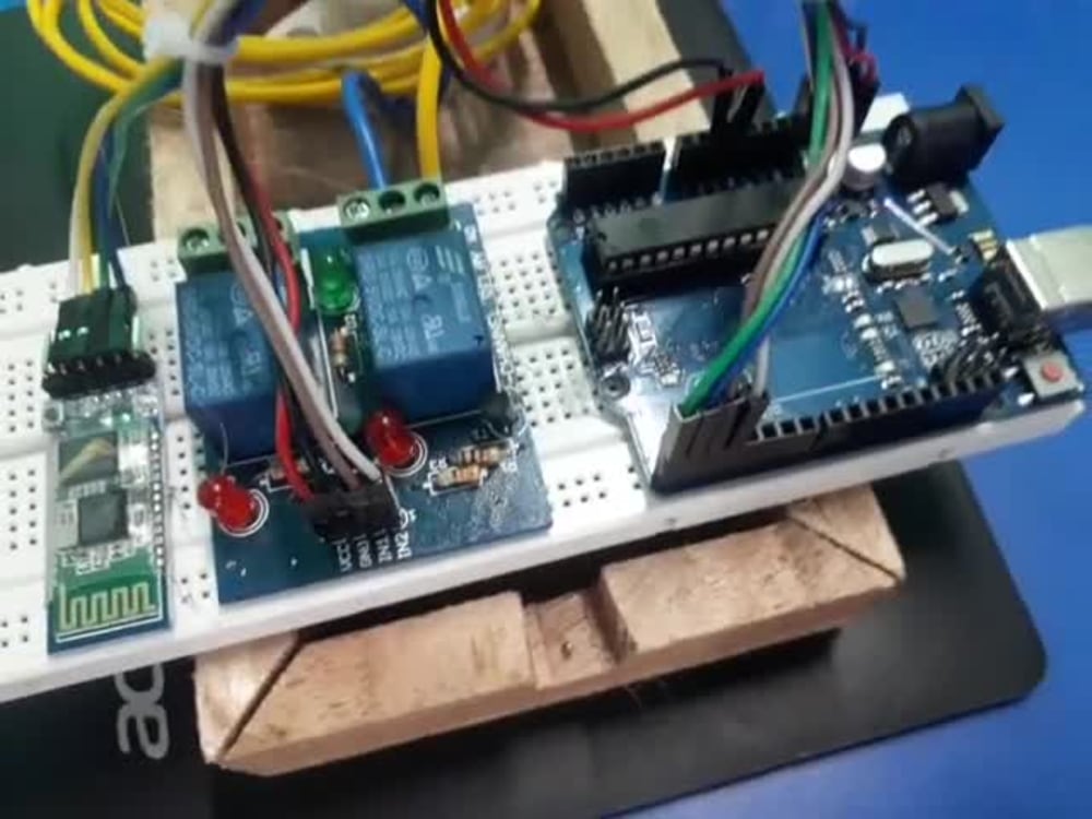 Home Automation System through this all your home works as simple Circuit Diagram