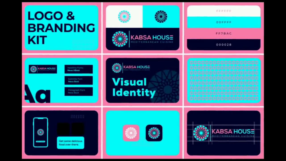 Complete brand identity kit & brand style guide design with minimalist