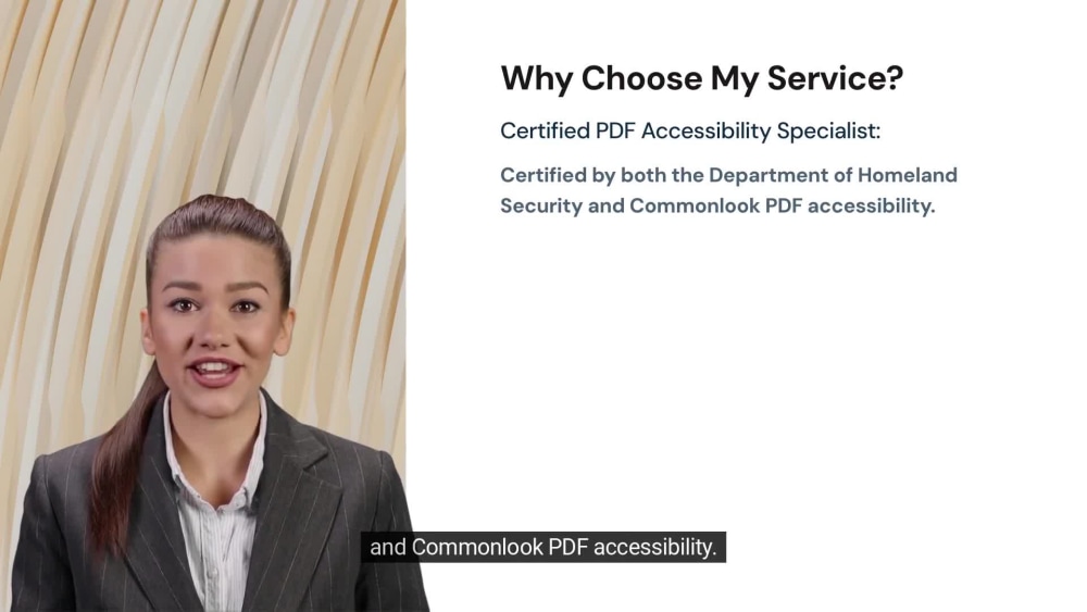 PDF WCAG/ PDF/UA/ 508 Accessibility Upwork