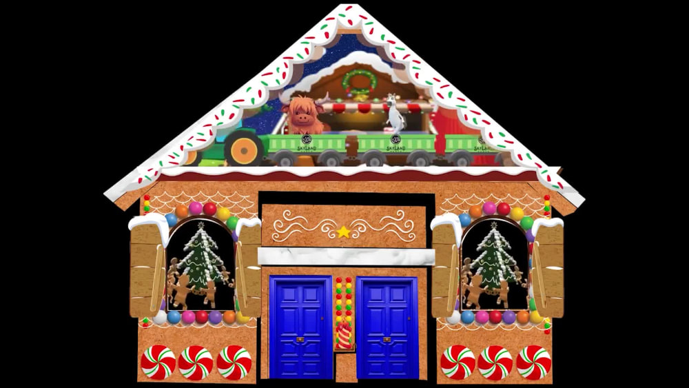 3d Christmas projection mapping content Upwork