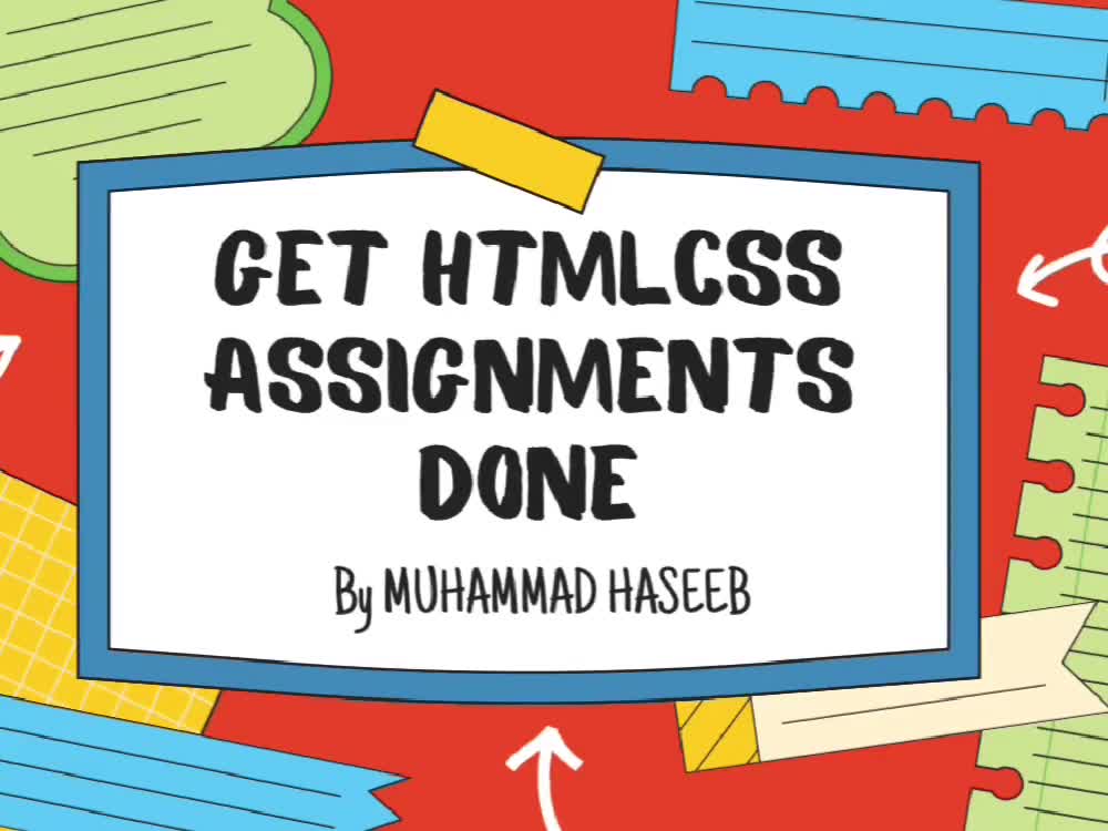 Your HTML CSS assignments done | Upwork