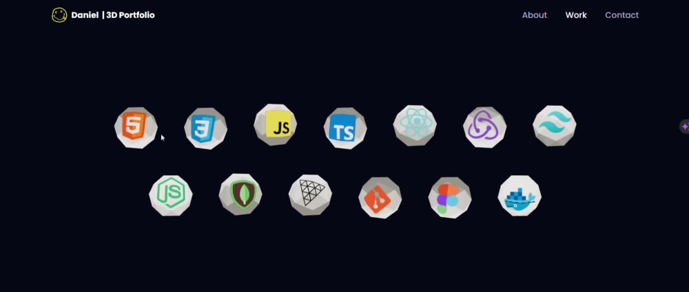 A modern design React & Three.js project. | Upwork