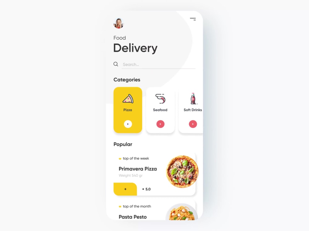 Restaurant, food, café UI/UX design, web UI, App UI design in Figma ...