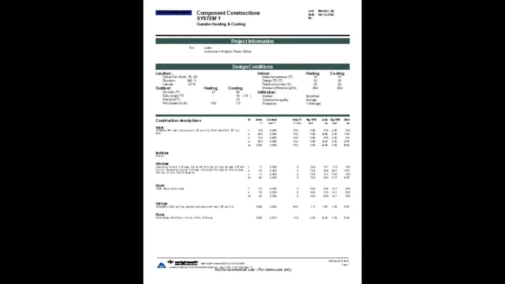 Manual J,S,D calculations and drawing | Resedential HVAC design | Upwork