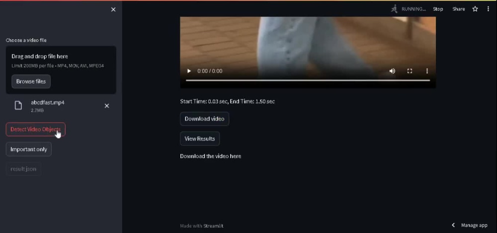 Get code to extract video info using my Python Streamlit app. | Upwork