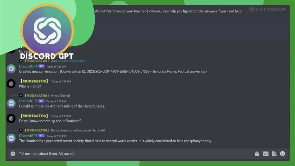 A Discord bot coded in Python | Upwork