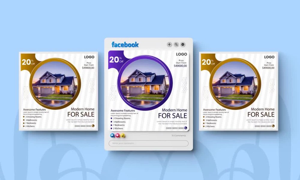 A eye-catching Social Media post, Facebook ads, or web banners design ...