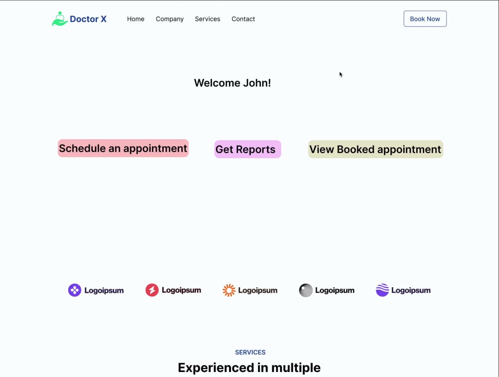 Customizable Hospital Management Website UI/UX design for optimal ...