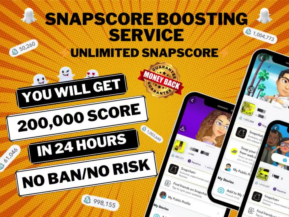 200000 snapscore to your snapchat account Snap Score Snapchat score Upwork