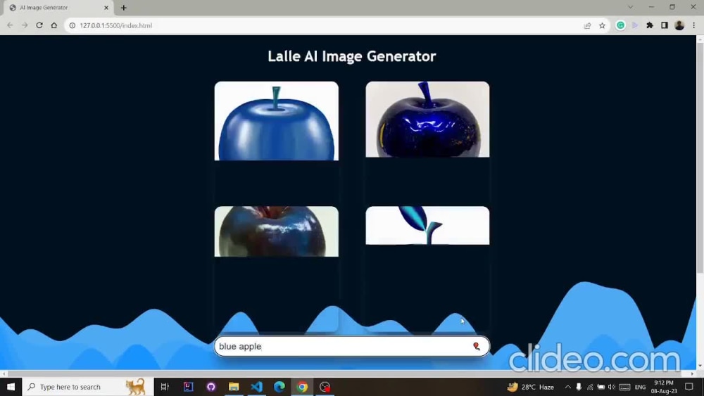 Fully functional AI Image Generator built using JavaScript | Upwork