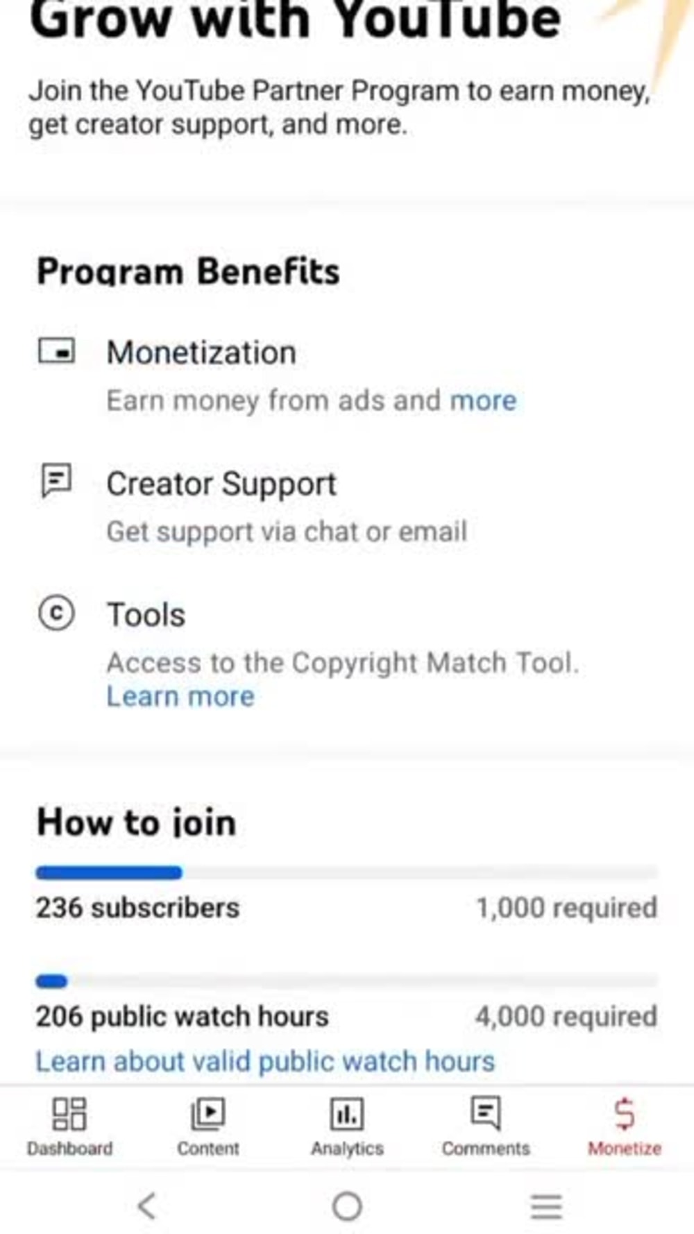 A successful youtube channel monetization, cash cow monetization issues ...