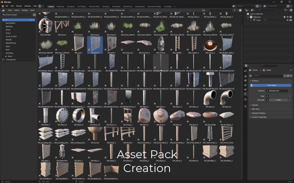 Customizable 3D Environment with Varied Prop Options | Upwork
