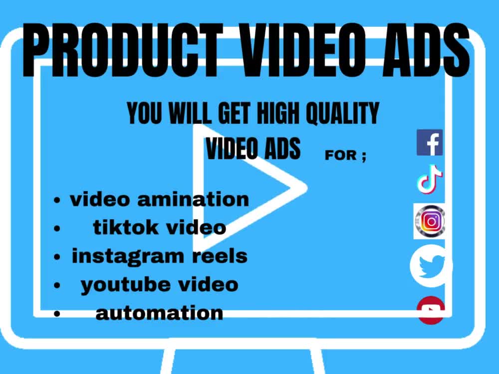 Short product video commercial ad for social media | Upwork