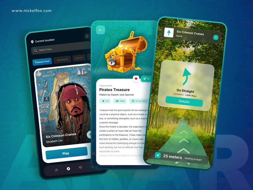 A geocaching app, treasure hunt app, scavenger hunt app | Upwork