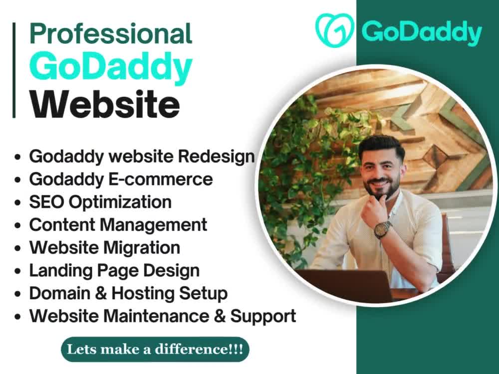 A Stunning GoDaddy Website Design, Redesign with SEO Optimization! | Upwork