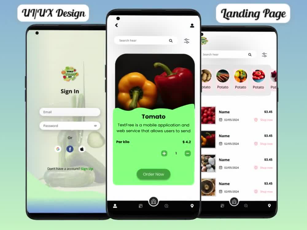 Attractive mobile app UI UX design, and web UI UX design in Figma | Upwork