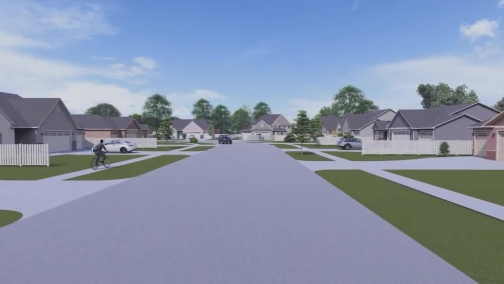 3D render and landscape of residential estate | Upwork