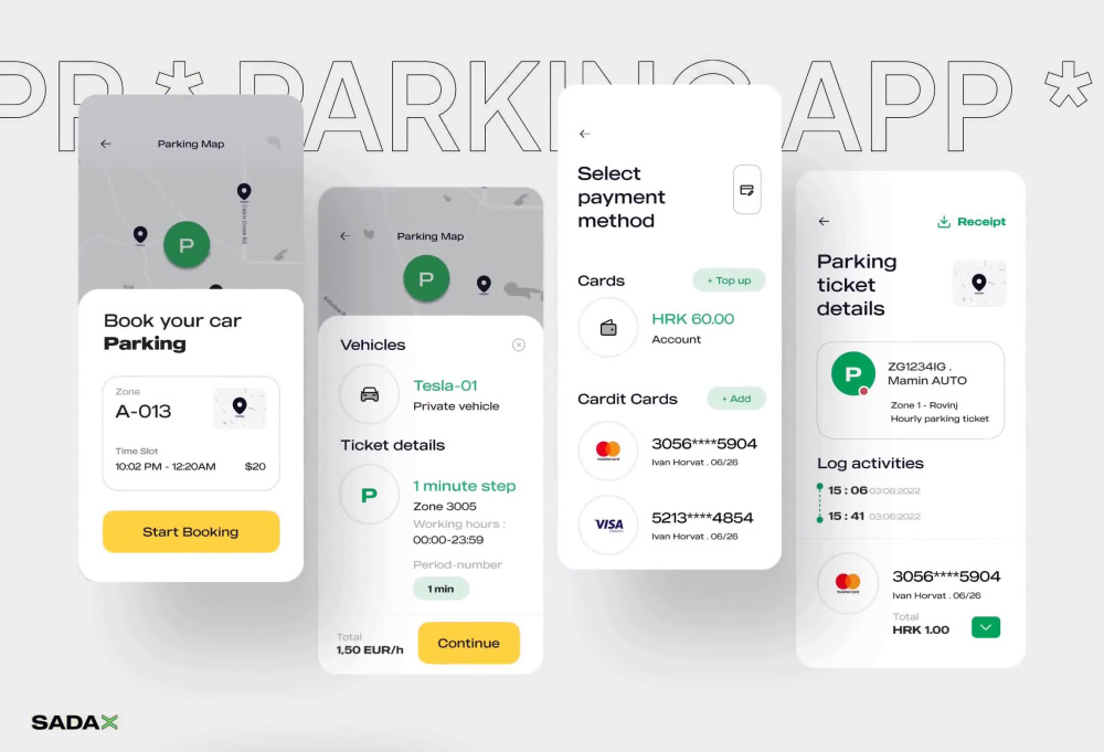 Mobile Application Mockup Design UI UX | Upwork