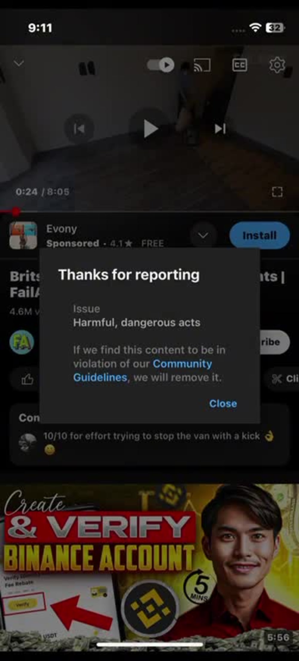 Play video