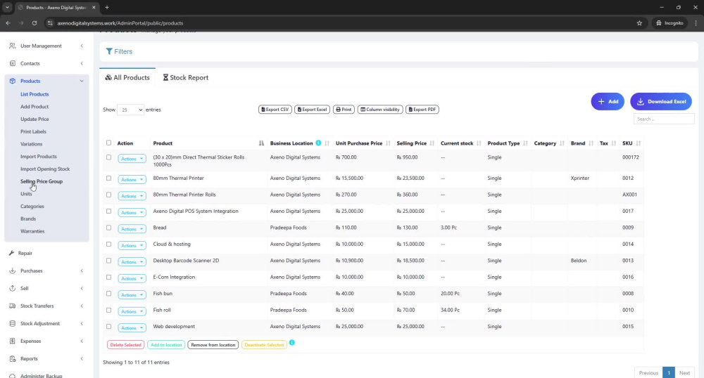 A custom ERP / POS System for Retail Businesses | Upwork