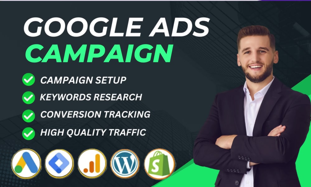 Setup high quality manage, and optimize your google ads, PPC campaign ...