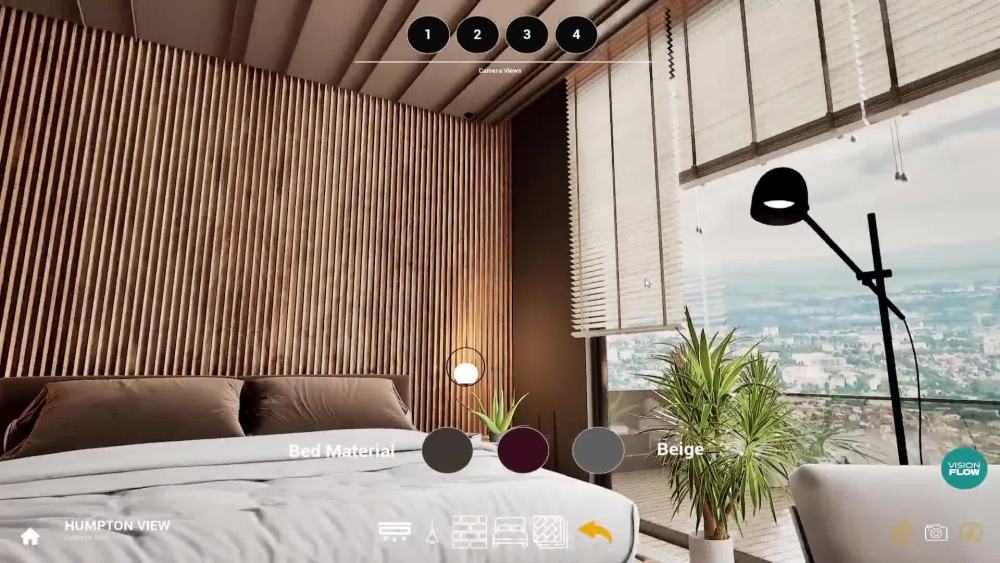 Immersive interactive 3D rendering for real estate or interior design ...