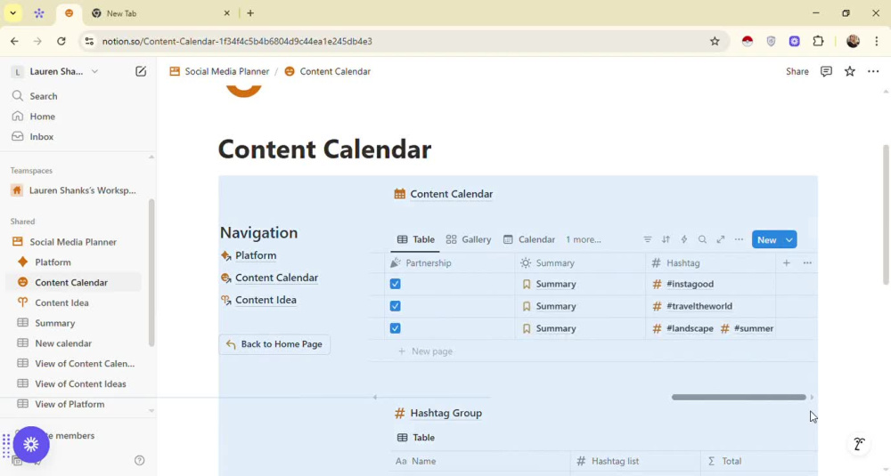 Notion workspace, Notion template, Database, Project Management ...