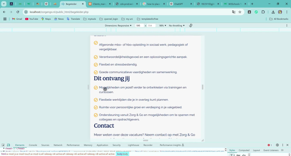 Custom Business Website Using HTML, CSS, JS, PHP | Upwork