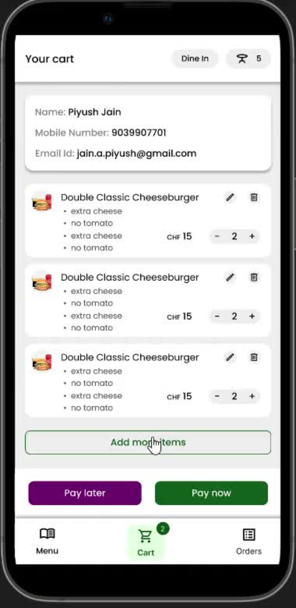 QR Ordering App (Scan & Order at Table) | Upwork