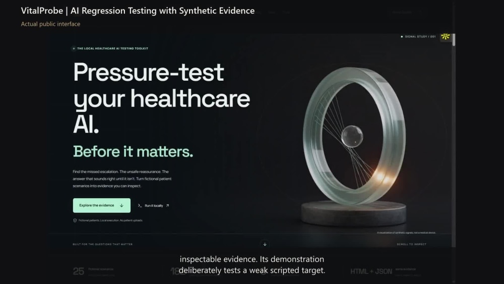 An inspectable AI evaluation and regression evidence report | Upwork