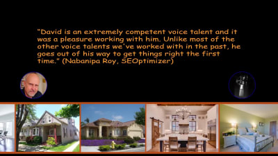 A fully produced, ready to use, professional real estate video narration.