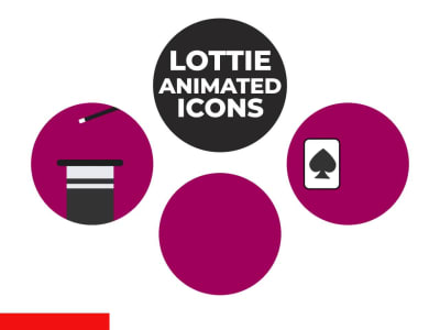 Lottie animations  (Svg, json or Bodymovin Animation) for your website