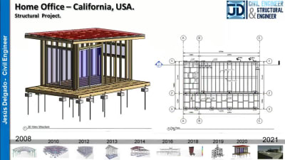 Civil and structural engineering projects in wood, steel and concrete