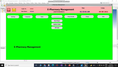 An E-Pharmacy Management System.