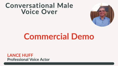 A professional male voice over to deliver your message