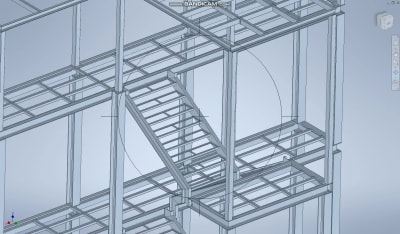 A manufacturable steel structure drawings with BOM