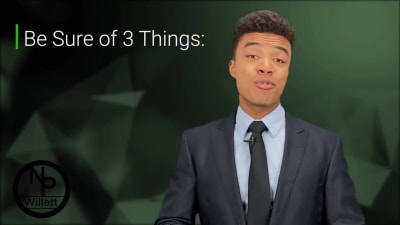 An Energetic Professional Spokesperson