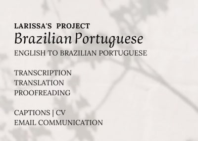 Your product description translated to Brazilian Portuguese within 48 hours