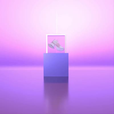A 3D model sneaker , footwear, shoe for your nft or production