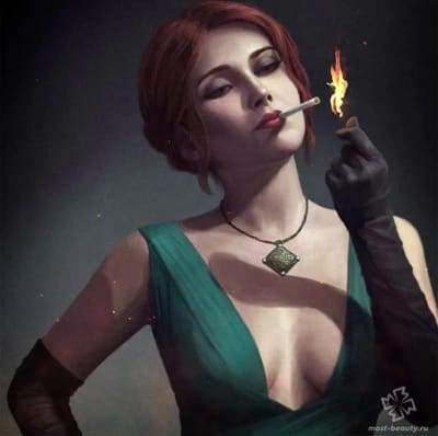 Female video game character in English