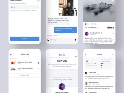 A complete UX/UI for your next mobile app | Upwork image.