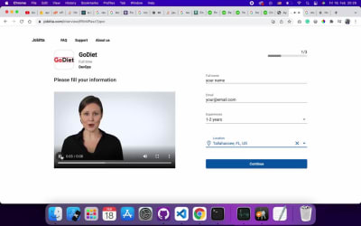 A cute front-end design with React | Upwork