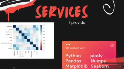 A data cleaning, Machine learning, Data analysis with python | Upwork
