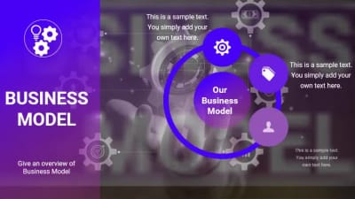 A Prezi style professional pitch deck design