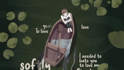 A dynamic animated scene lyric video